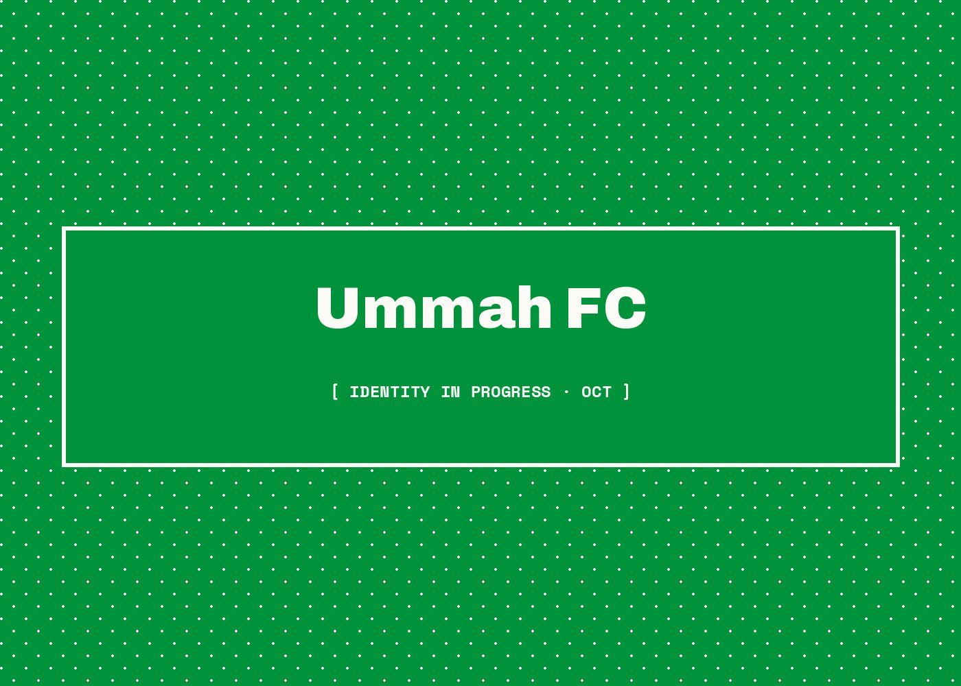Placeholder for the Ummah FC identity